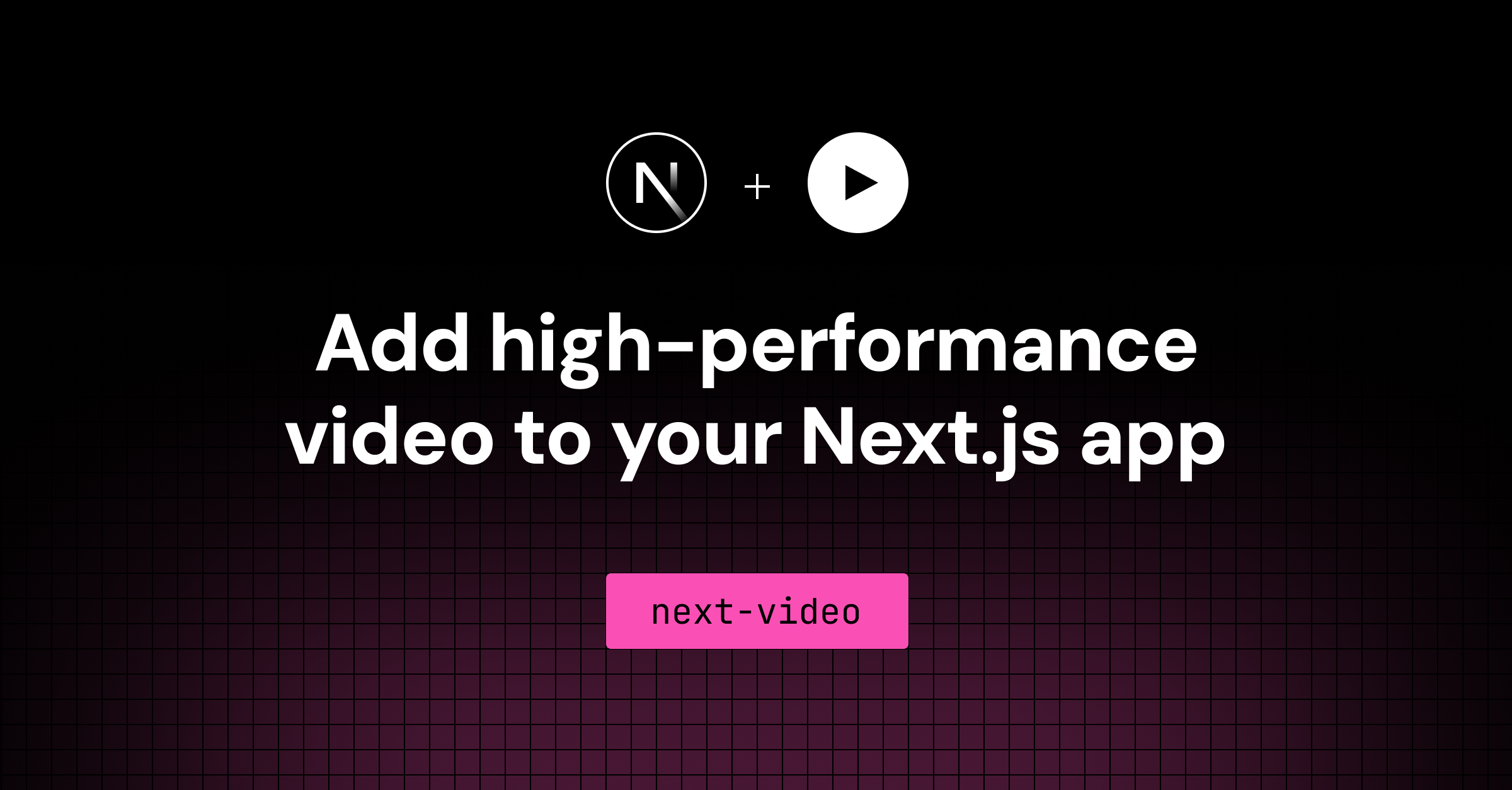 Next.js video embedding with next-video